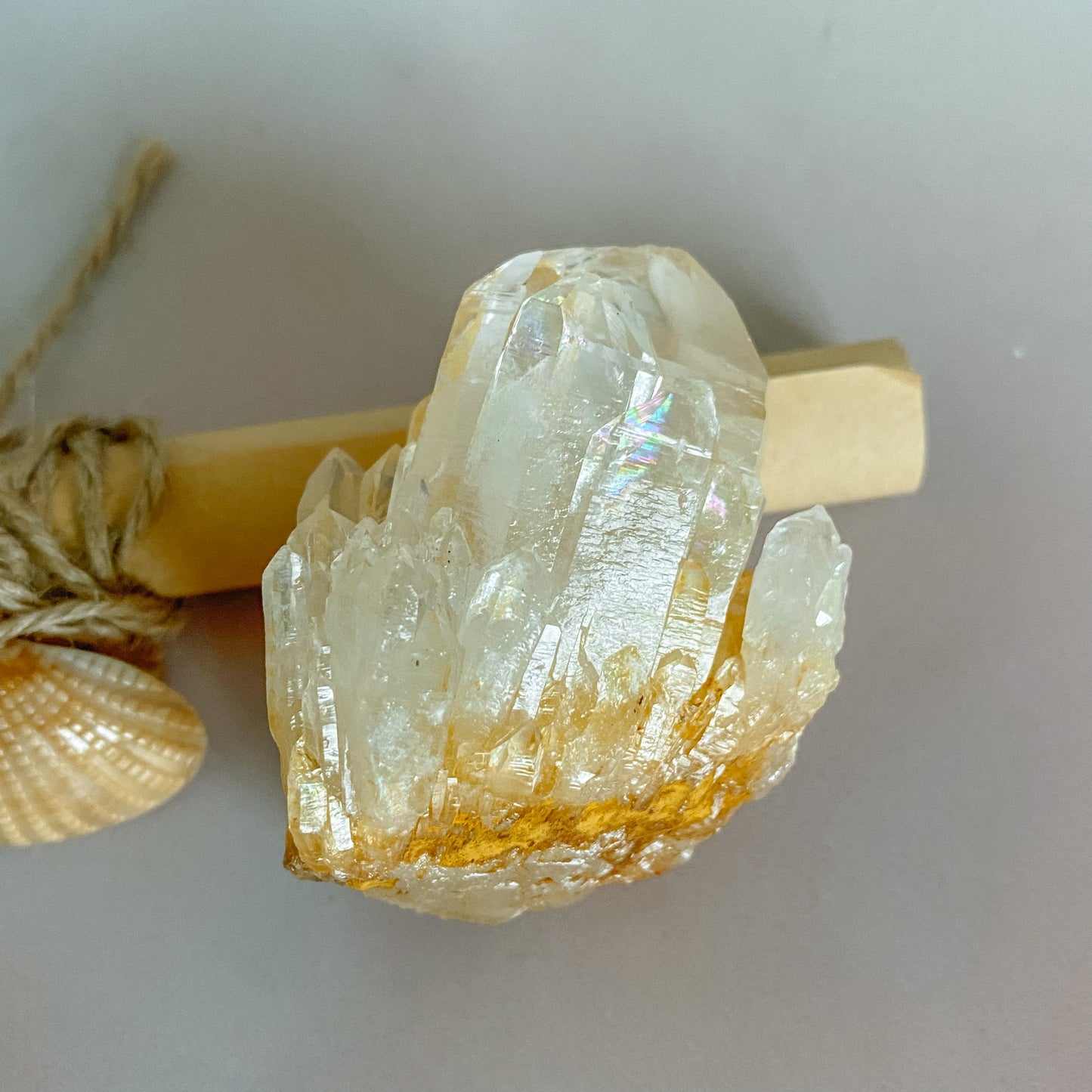 Golden Healer Pineapple Quartz (Large Rainbow)