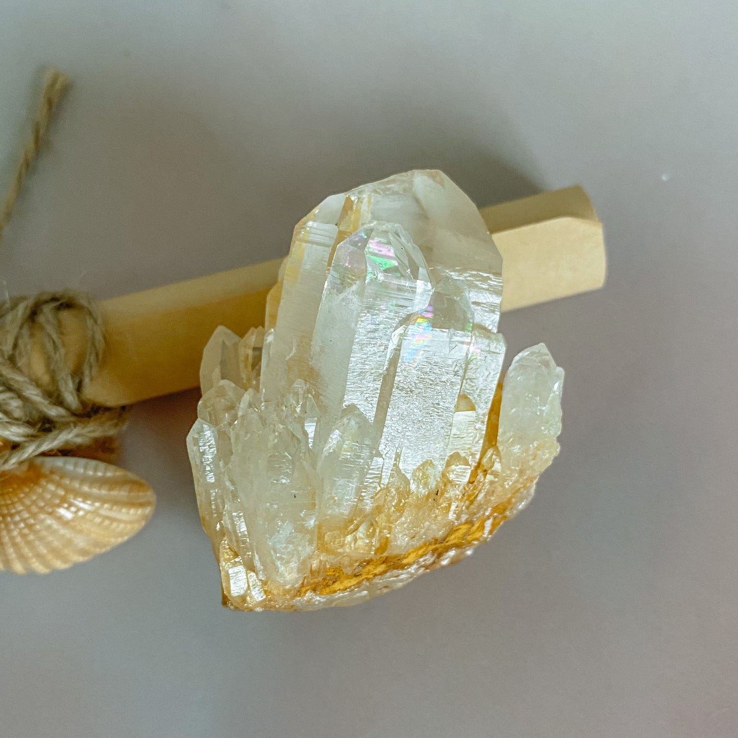 Golden Healer Pineapple Quartz (Large Rainbow)