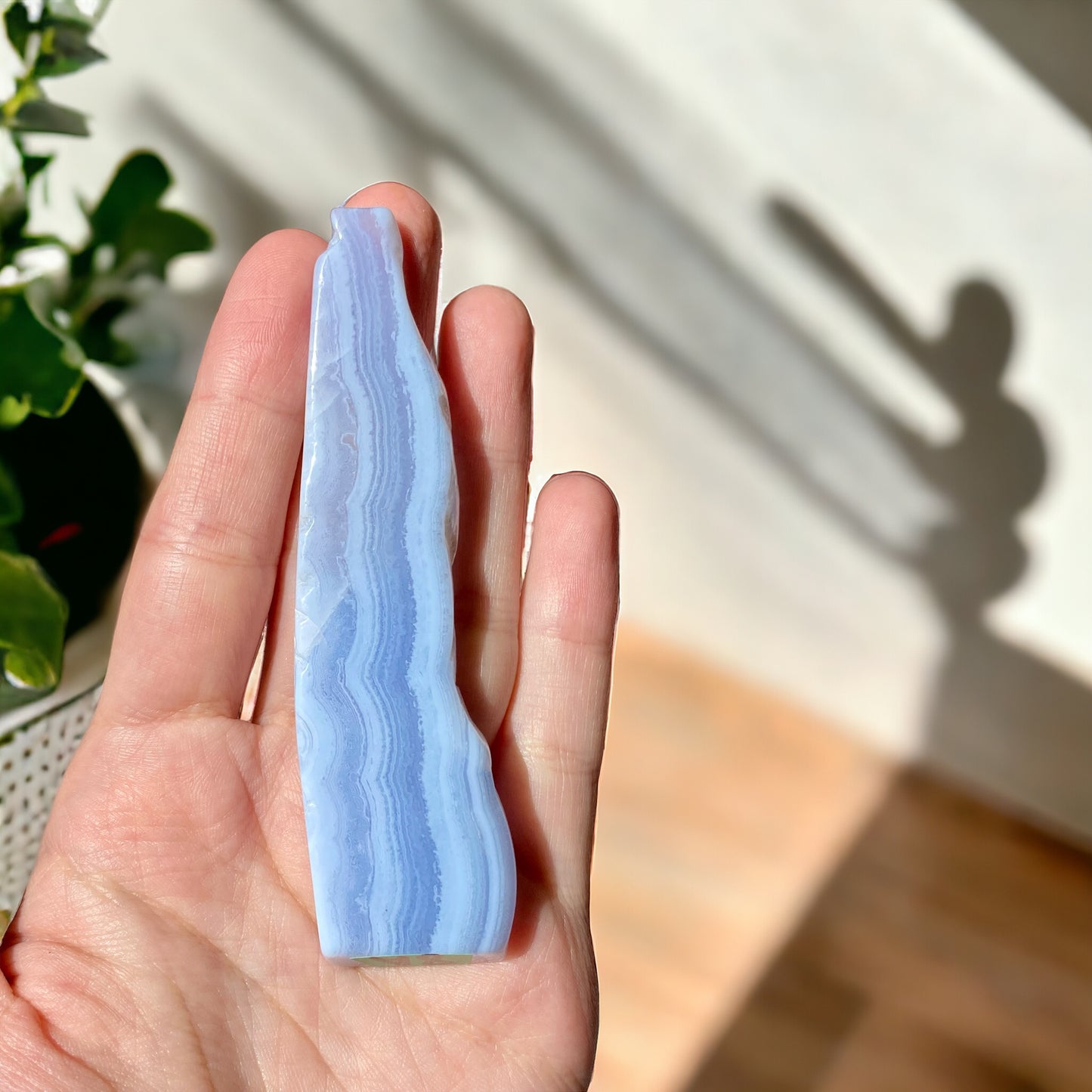 Blue Lace Agate Slice