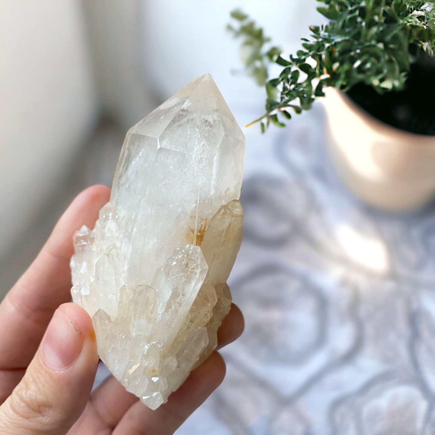 Golden Healer Pineapple Quartz (High frequency)