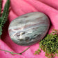 Pastel Sea Jasper with pyrite palm stone