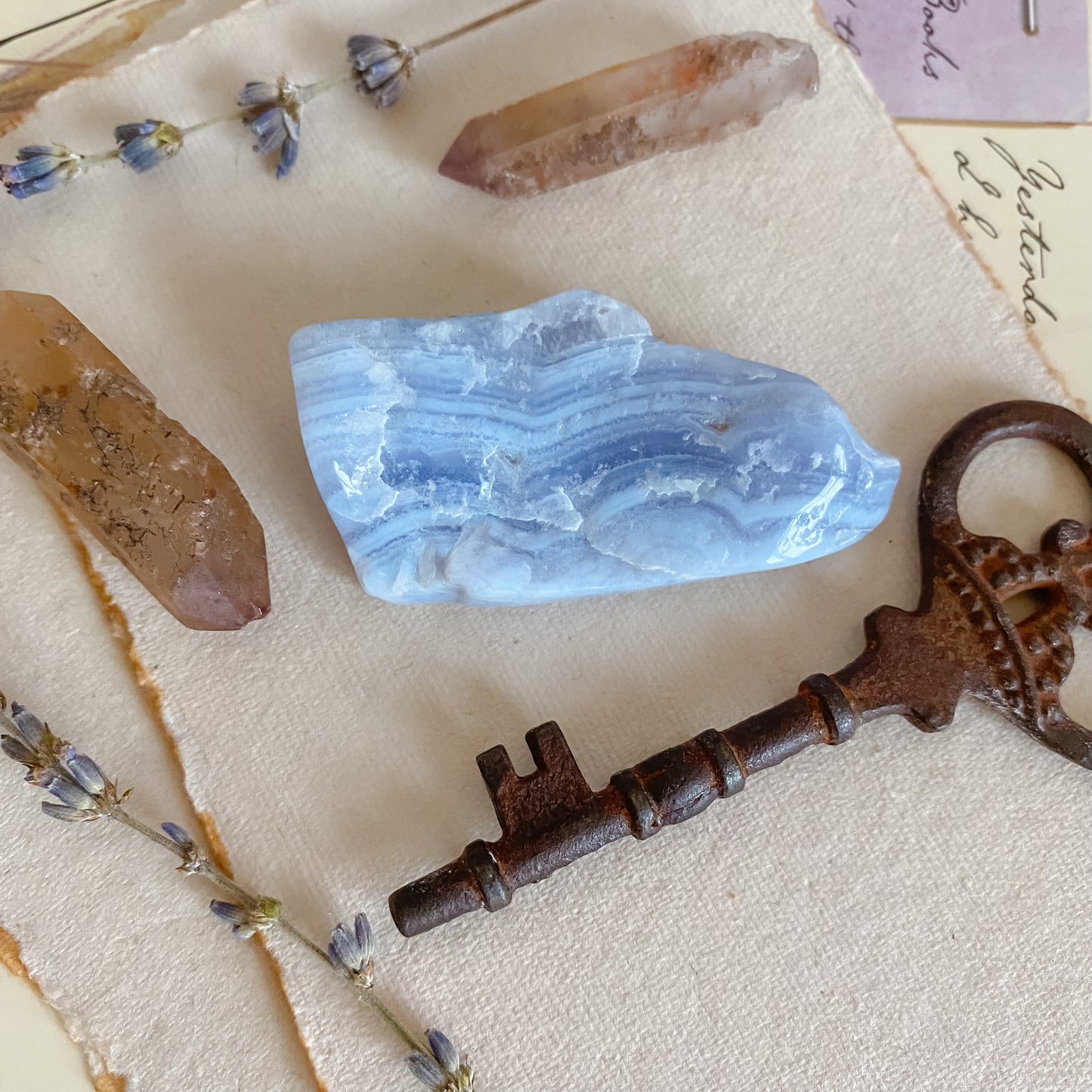 Blue Lace Agate Slice