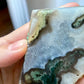 Druzy Moss Agate Slab (Imperfections)