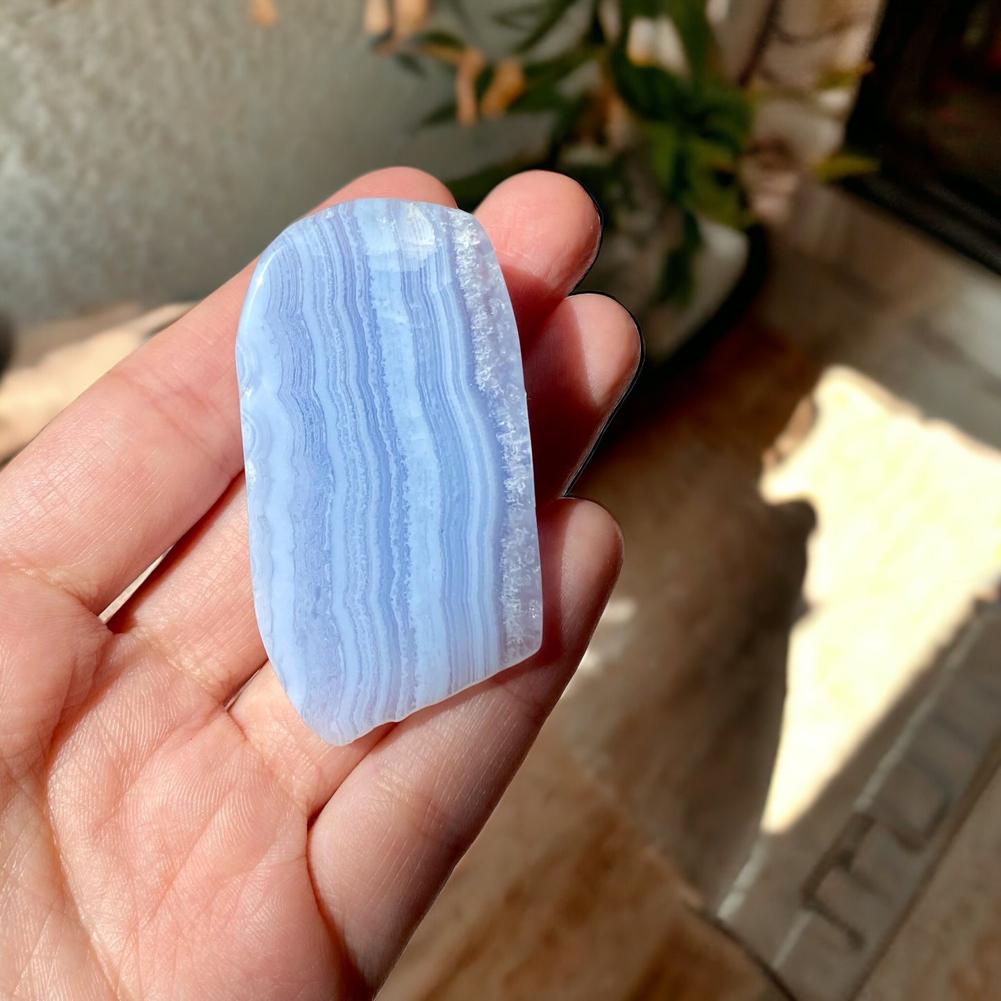 Blue Lace Agate Slice