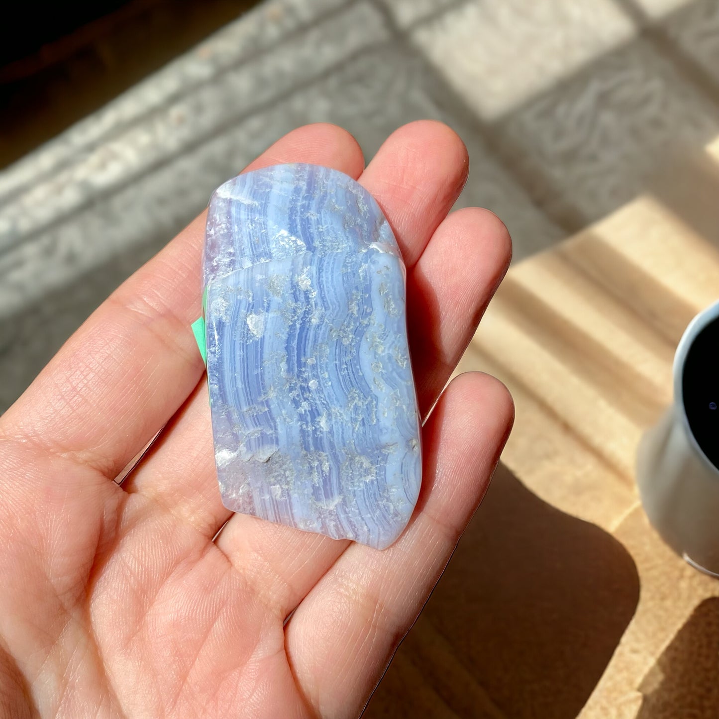 Blue Lace Agate Slice