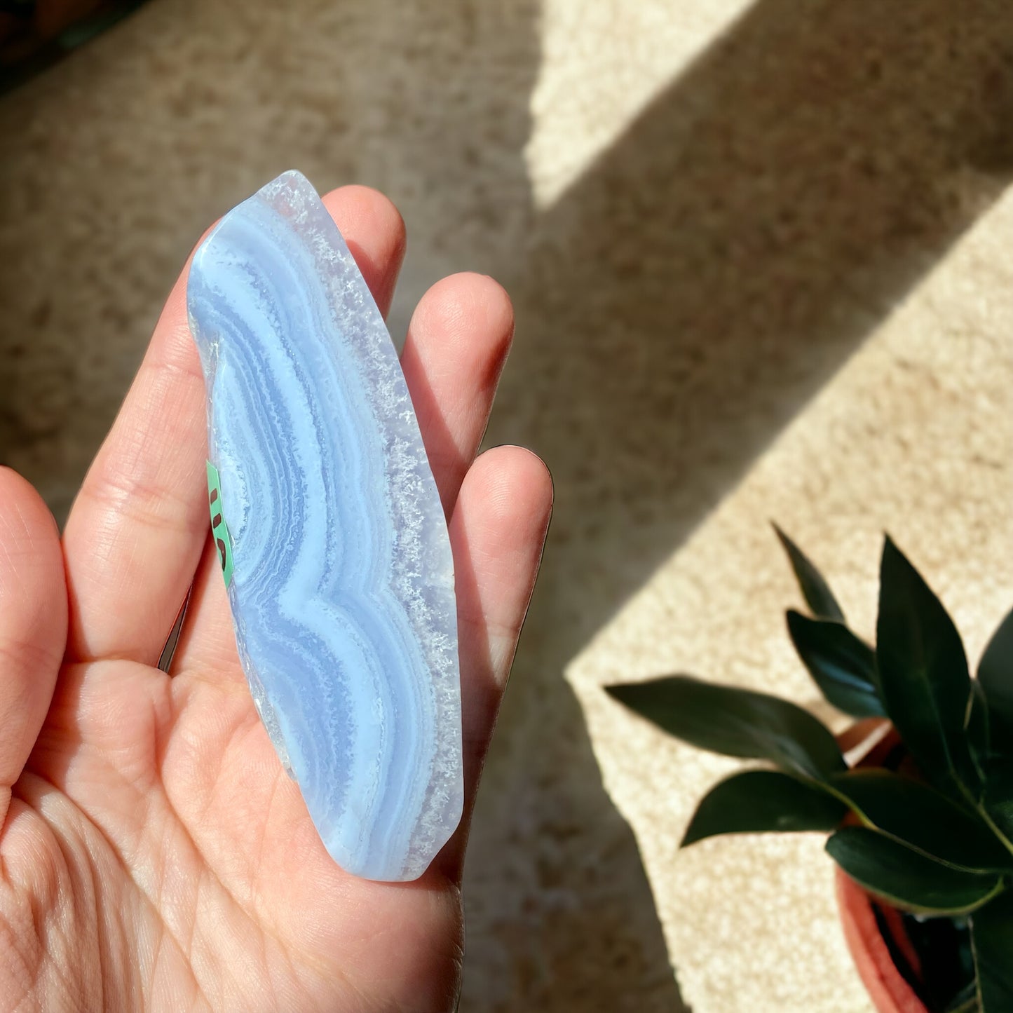Blue Lace Agate Slice