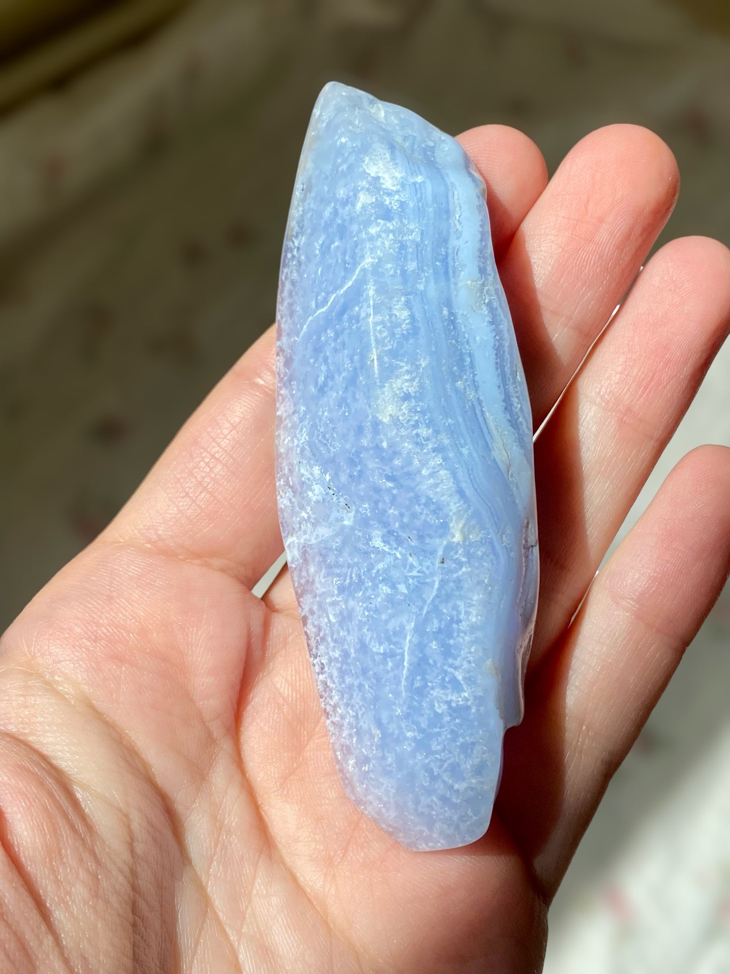 Blue Lace Agate Slice