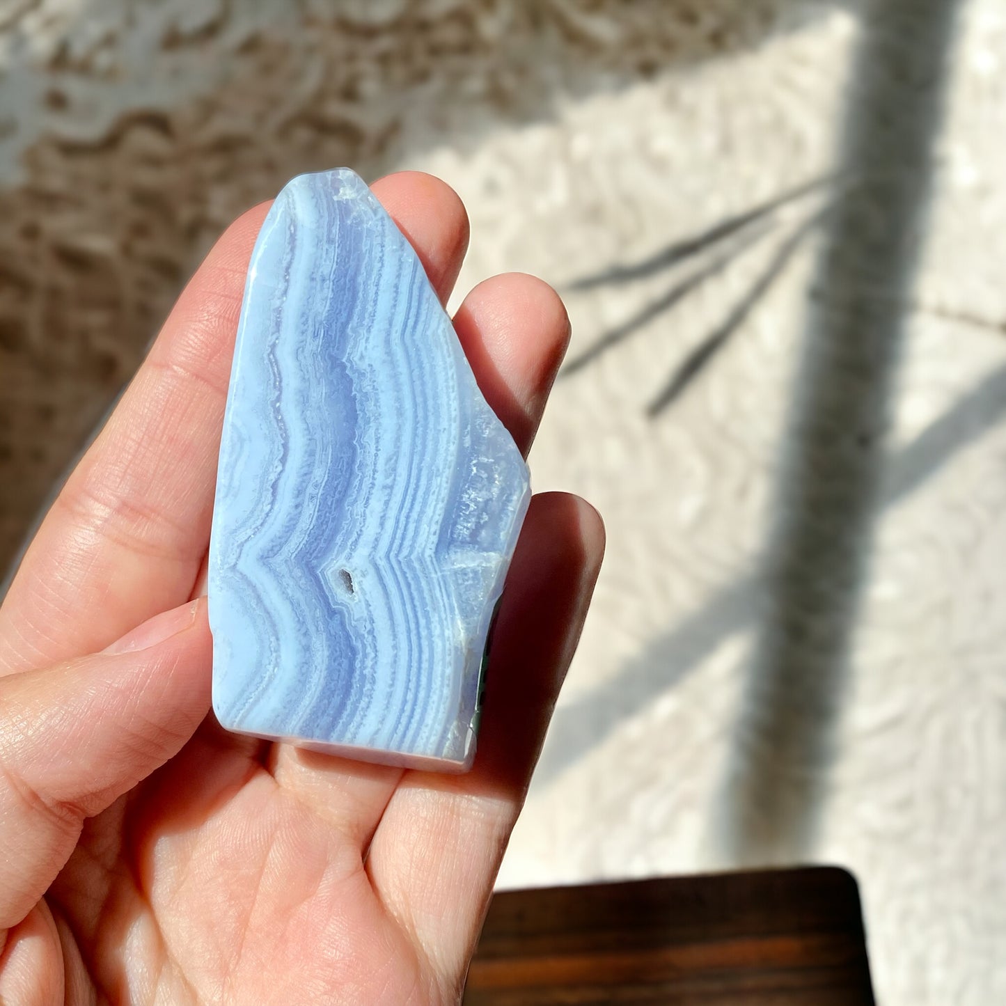Blue Lace Agate Slice