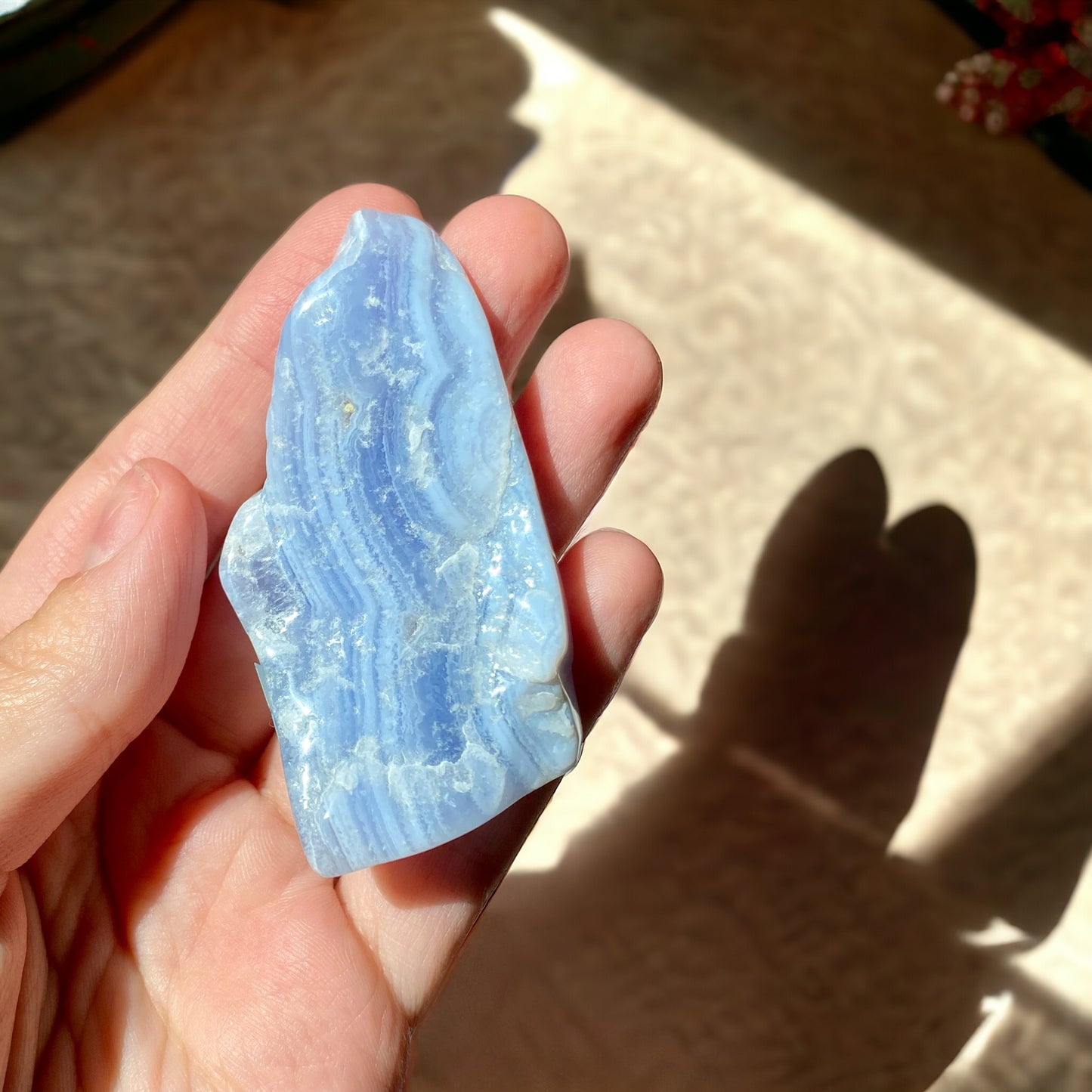 Blue Lace Agate Slice