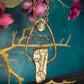 Handmade 8th vein Ocean Jasper and labradorite Copper Electroformed pendant