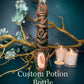 Custom Full sized Hand sculpted Potion / Moon Water bottles