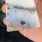 White Snow Agate Obelisk with dendrite inclusions